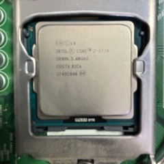 【最終価格】Intel Core i7-3770 3.40GHz CPU マザーボードの画像