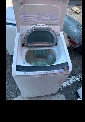 NO B555?福岡市内配送設置無料✨?日立ビートウォッシュ BW-DV90AE4 9kg 乾燥5kg
