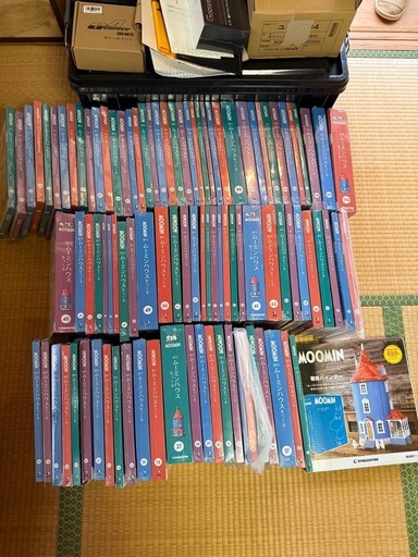 新品未使用デアゴスティーニ　ムーミンハウスをつくる　13・16巻〜110巻セット