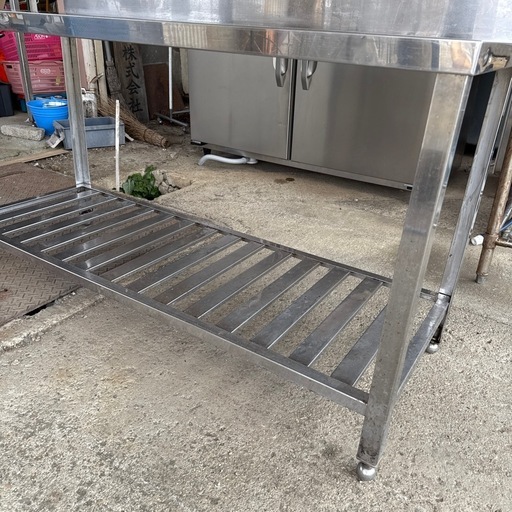 業務用厨房器具 調理台 作業台 1500×600×800mm　