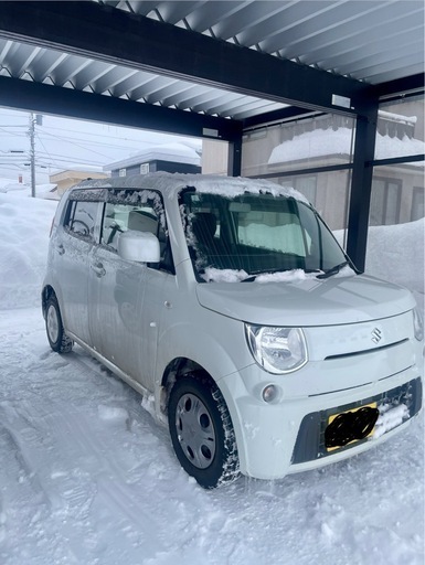 【4WD】スズキ MRワゴン 冬タイヤ付き／事故歴なし／早め希望