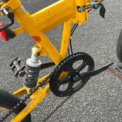 折りたたみ自転車の画像