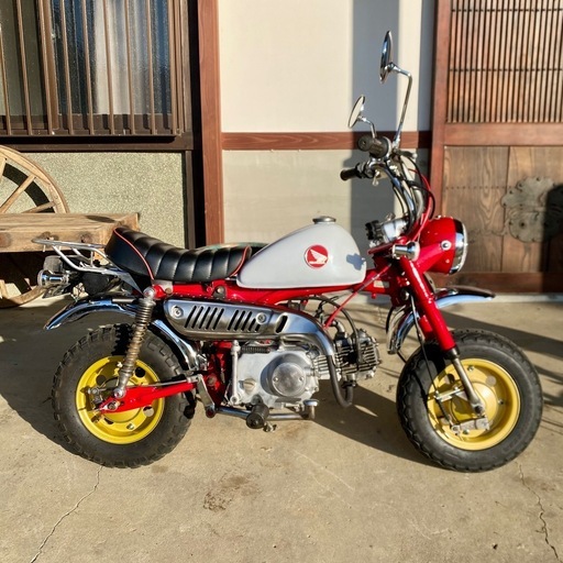 【フルレストア車】HONDA モンキー　Z50J 75ccボアアップハイカム仕様　旧車　1980年代　マニュアル化  R11年2月自賠責