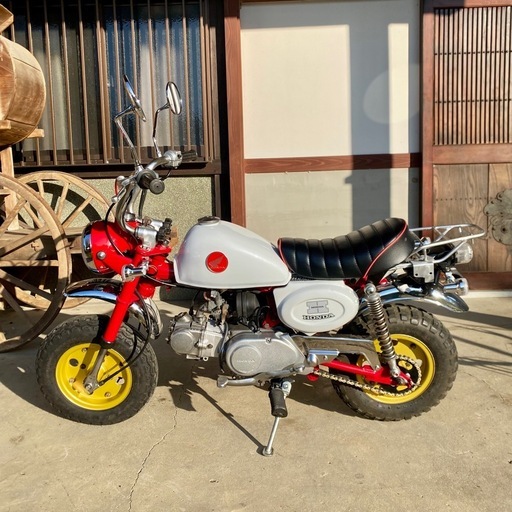 【フルレストア車】HONDA モンキー　Z50J 75ccボアアップハイカム仕様　旧車　1980年代　マニュアル化  R11年2月自賠責