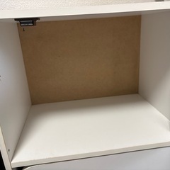 ニトリ　ホワイト
 3段カラーボックスの画像