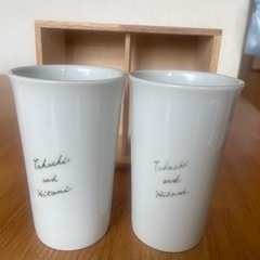 なかよし唐子　三川内焼　ペアカップの画像