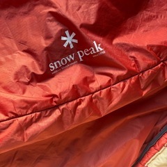 snow peak  寝袋   の画像