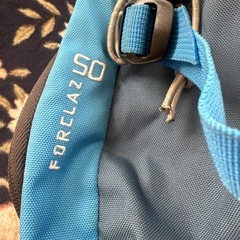 【Quechua FORCLAZ 50L】登山リュック バックパック ブルー トレッキング 大容量の画像