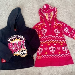 女の子　90　秋・冬服　まとめ売りの画像