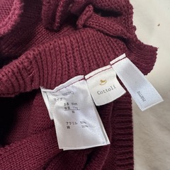 🌈美品　バースデイ　Cottoli  ニット　サロペットスカート　80　の画像