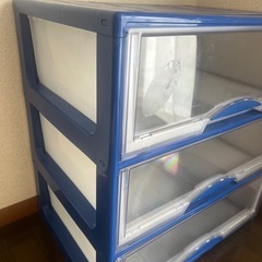 衣装ケース　ワイド3段の画像