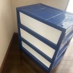 衣装ケース　ワイド3段の画像