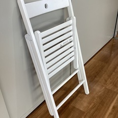 折り畳み木製チェア【町田市再生家具】0214の画像