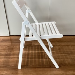 折り畳み木製チェア【町田市再生家具】0214の画像