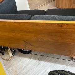 本日まで！チーク無垢材 2人がけソファ(定価15万)の画像