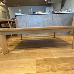 ニトリ　こたつテーブル+掛布団の画像