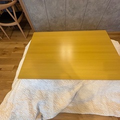 ニトリ　こたつテーブル+掛布団の画像