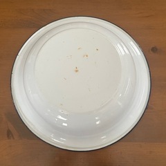 レトロ ホーロー 洗面器の画像