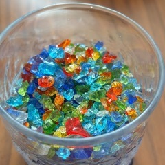 沖縄　　琉球ガラス片の画像