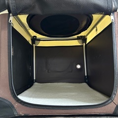 ビバホーム 軽くて丈夫で持ち運びが便利なアルミ組立ケージ ペット 犬舎 ケージ キャリー サークル Mサイズの画像