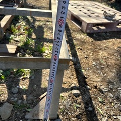 鉄製の骨組み テーブルの脚？の画像