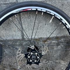 ミニベロ用アルミホイールタイヤ付きの画像