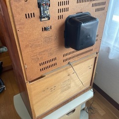 昭和レトロ　ブラウン管テレビの画像