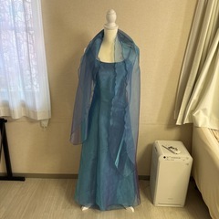 青のシンプルドレス コンサート、パーティーに！の画像