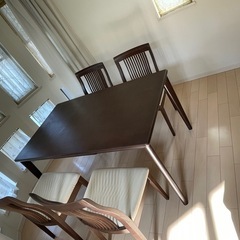 大塚家具製　ダイニングテーブルセットの画像