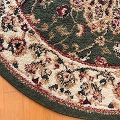 ペルシャ風ラグ　円形の画像