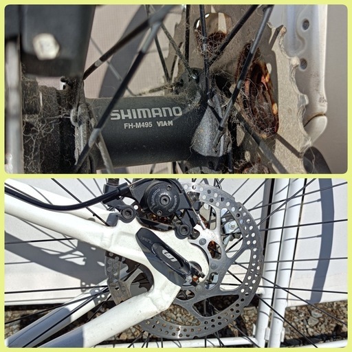 [八6925]  ルイガノ  自転車フレーム、車輪、ハンドル