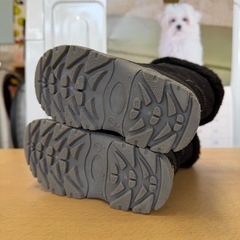 【超美品‼️】IGNIO イグニオ ジュニア ロングブーツ 14.0cm 暖かい ブラック♪の画像