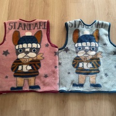 ☆ キャラクターはんてん ☆ 袖なし 2セットの画像