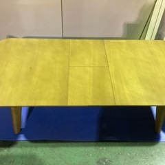 ニトリ　木製　伸縮式　テーブル　長方形　②の画像