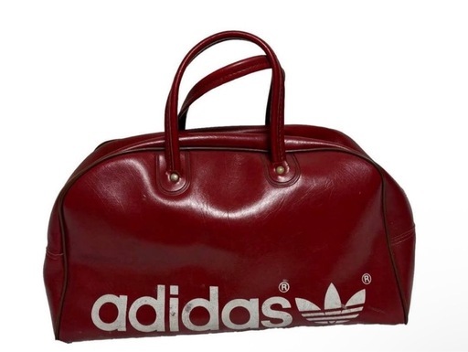 【70s】adidas ユーゴ製 ヴィンテージ ボストンバッグ ART4060 赤 希少