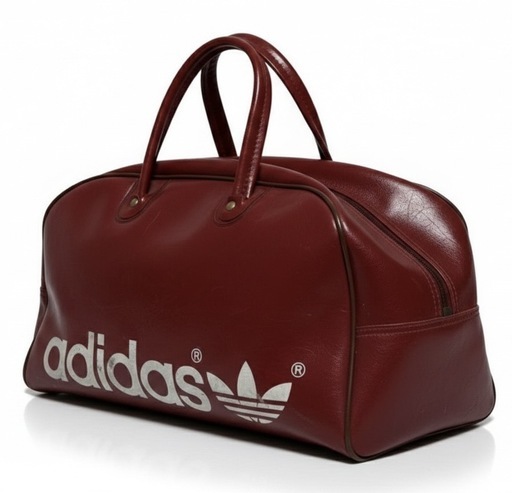 【70s】adidas ユーゴ製 ヴィンテージ ボストンバッグ ART4060 赤 希少