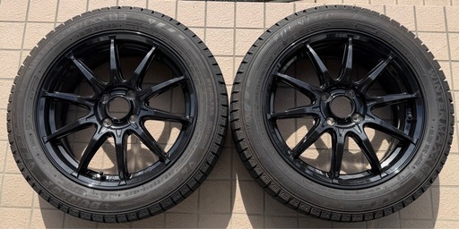 スタッドレス付きホイール （G-SPEED 16in 6J+45 PCD100 ダンロップウインターマックス03 185/55R16） スタッドレス付きホイール （G-SPEED 16in 6J+45 PCD100 ダンロップ