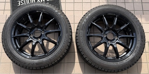 スタッドレス付きホイール （G-SPEED 16in 6J+45 PCD100 ダンロップウインターマックス03 185/55R16）