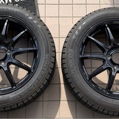 スタッドレス付きホイール （G-SPEED 16in 6J+45 PCD100 ダンロップウインターマックス03 185/55R16）の画像