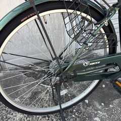 自転車 鍵付き 防犯登録抹消済の画像