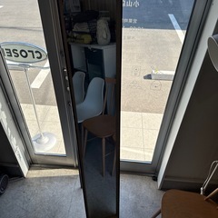 全身鏡 ブラックの画像