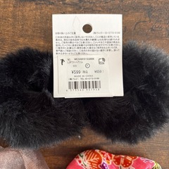 ヘアーアクセサリー　ヘアーゴム、シュシュなどまとめての画像