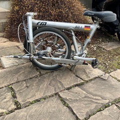 折りたたみ自転車　BD-1  シルバー ジャンクの画像