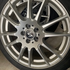 17インチ 夏タイヤ＋アルミホイール 4本セット  プリウス使用の画像