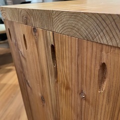 ウッドラック 可動式 木製棚 中古　天然木の画像