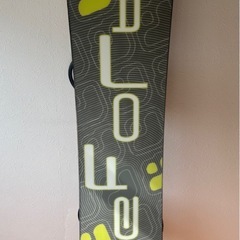 スノーボード ビンディング付きの画像