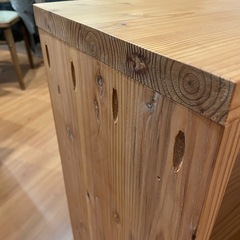 ウッドラック 可動式 木製棚 天然木の画像