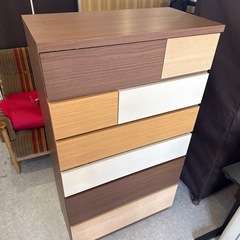 6段ハイチェスト 収納家具の画像