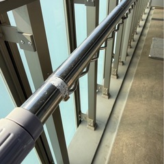  物干し竿 2本　1.6~2.8m 伸縮物干し竿 ステンレス アルミ の画像