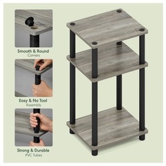 モダングレーラック•シェルフ　美品の画像